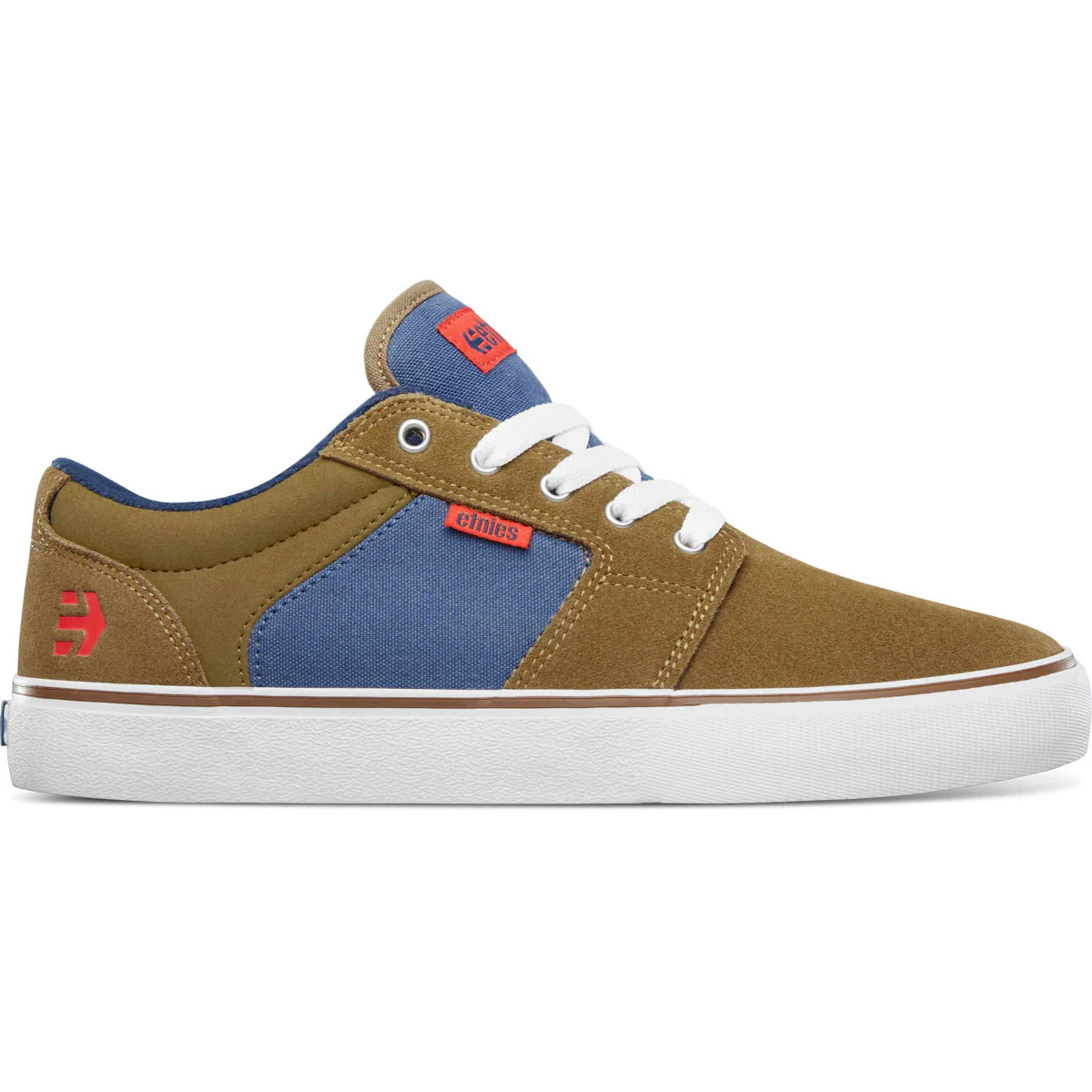 Etnies Skateboard Shoes Barge LS Brown/Blue - Image 2