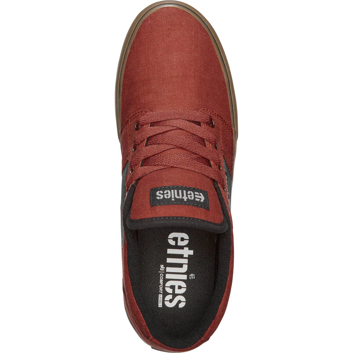 Etnies Skateboard Shoes Barge LS Brown/Gum/Gold - Image 3