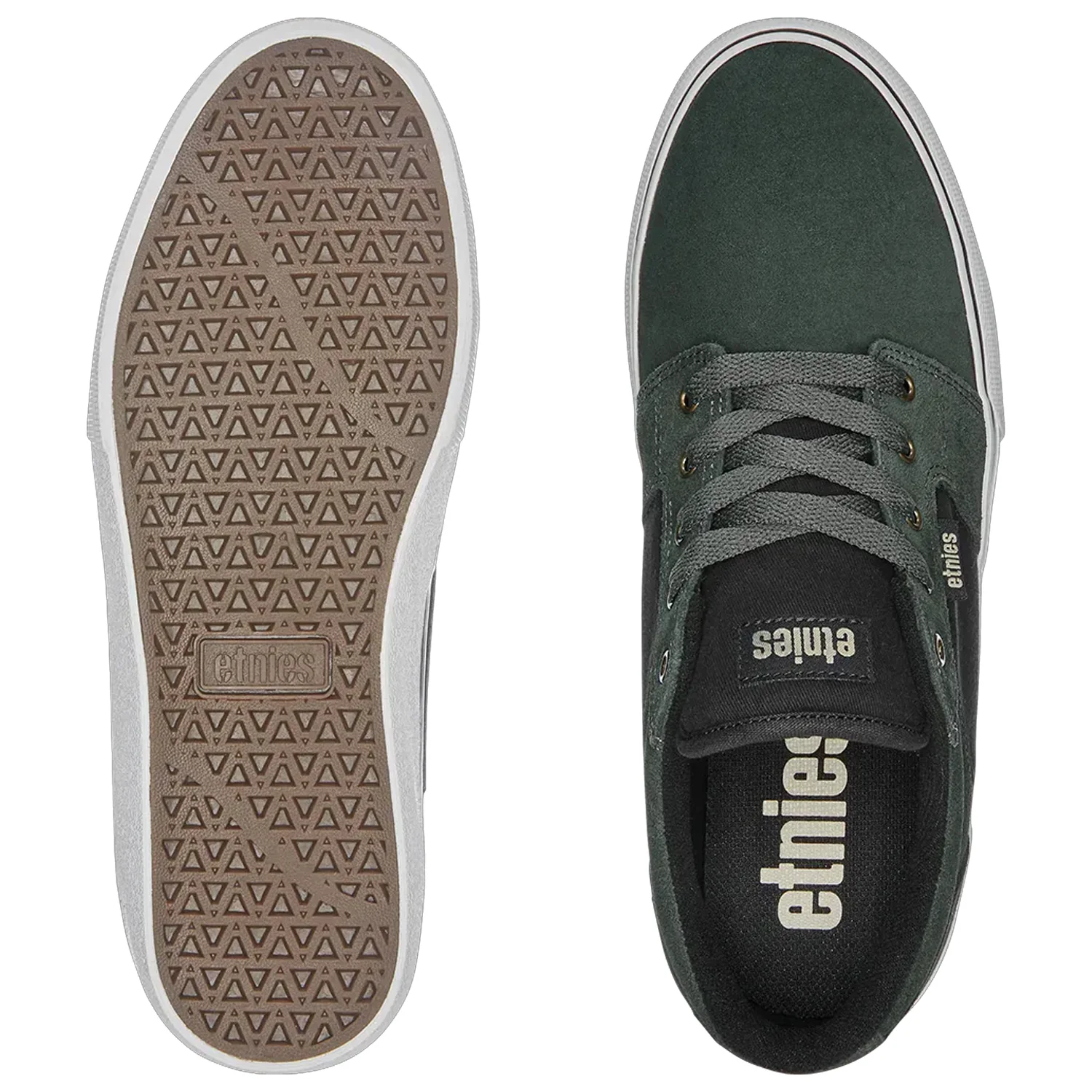 Etnies Skateboard Shoes Barge LS Green/Gold - Image 3