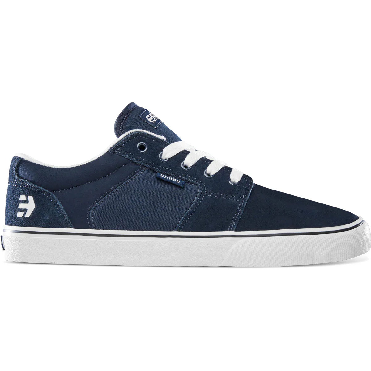 Etnies Skateboard Shoes Barge LS Navy/White/Blue - Image 2