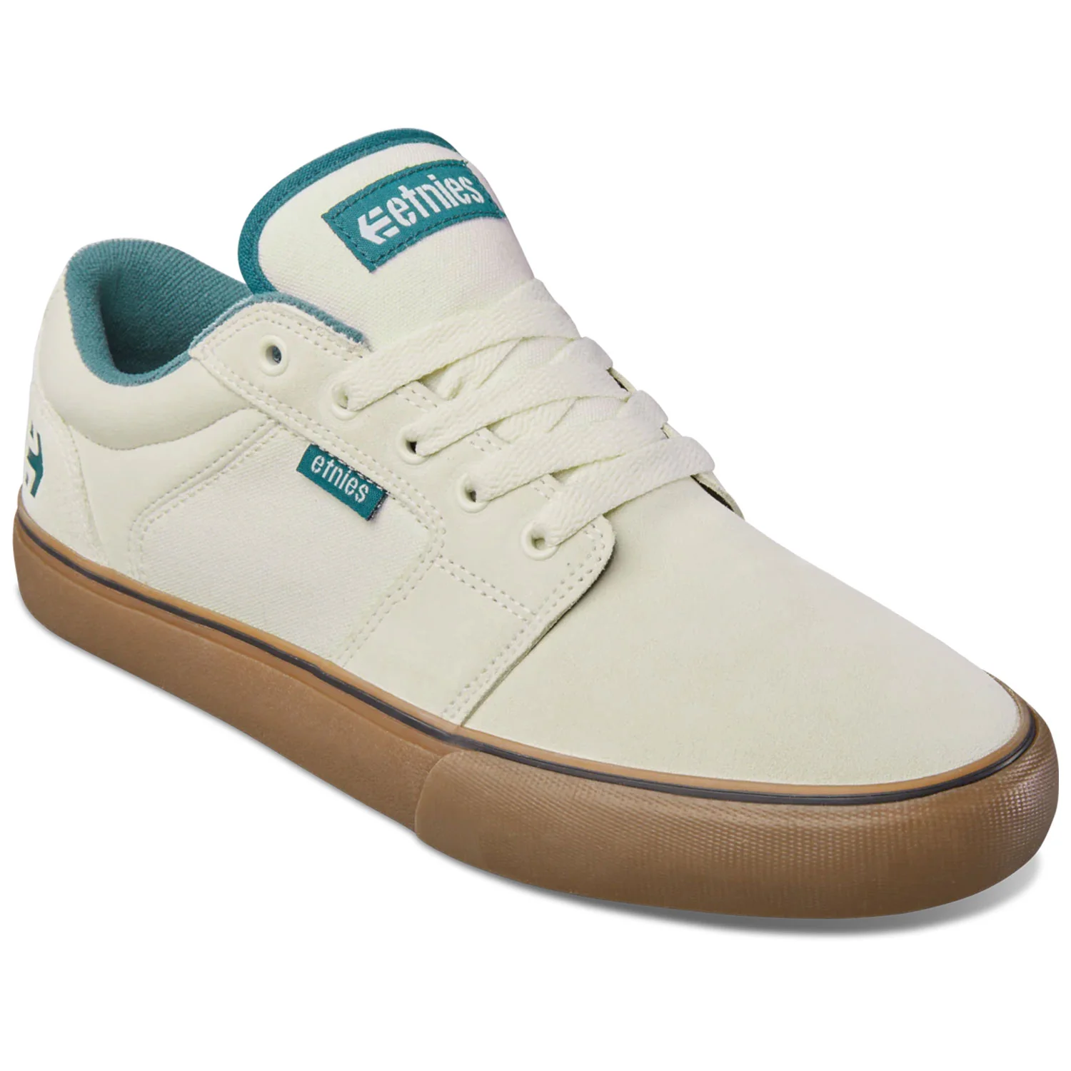 Etnies Skateboard Shoes Barge LS White/Blue/Gum - Image 4