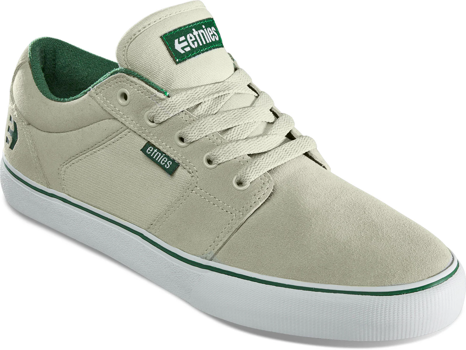 Etnies Skateboard Shoes Barge LS White/Green/Gum