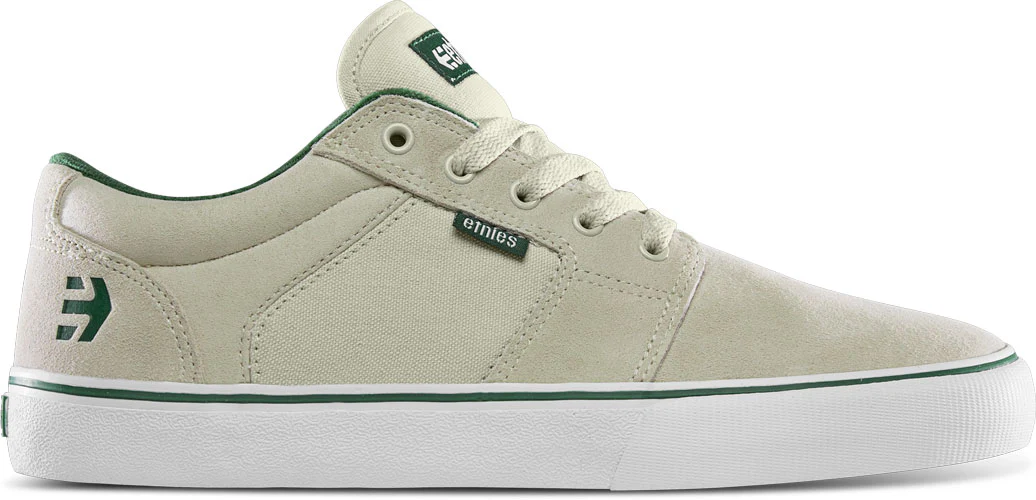 Etnies Skateboard Shoes Barge LS White/Green/Gum - Image 2