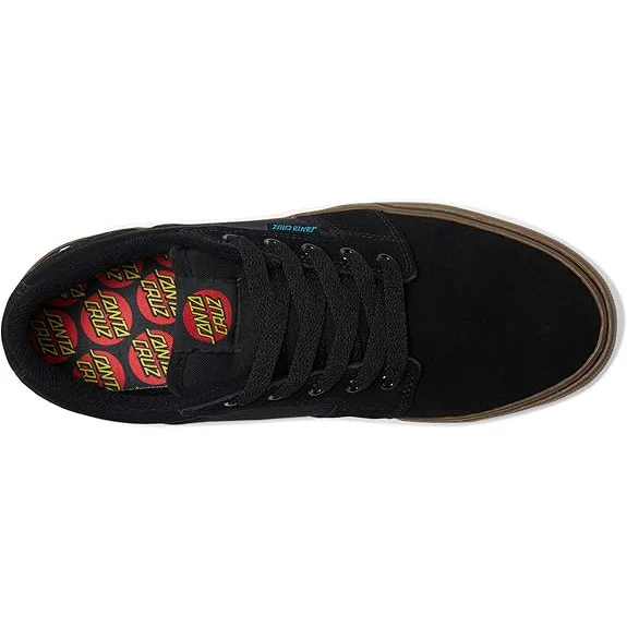 Etnies Skateboard Shoes Barge LS X Santa Cruz Black/Gum - Image 2