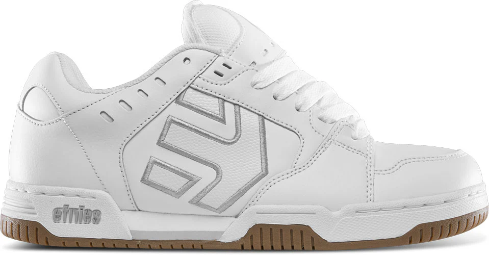 Etnies Skateboard Shoes Faze White/White/Gum - Image 2