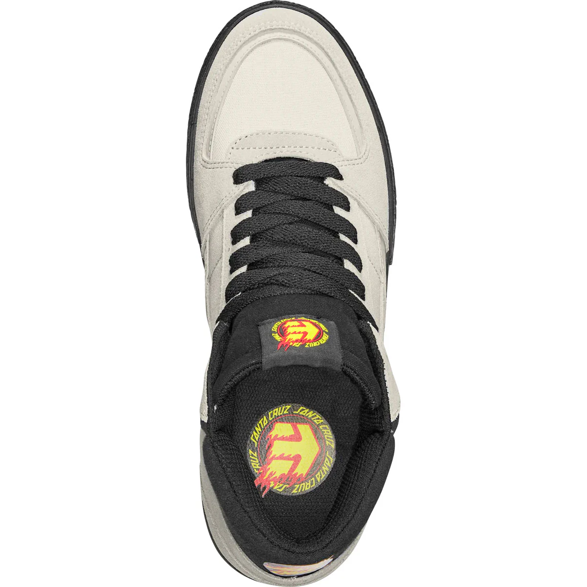 Etnies Skateboard Shoes Screw Vulc Mid X Santa Cruz White/Black - Image 3
