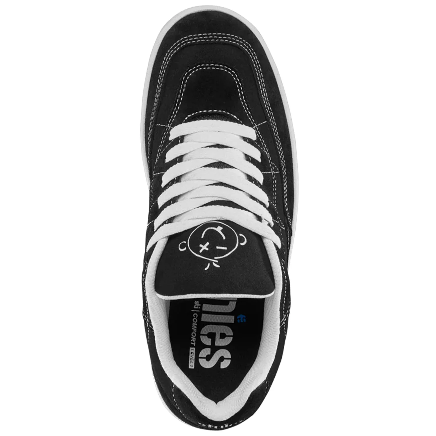 Etnies Skateboard Shoes Snake Black/White - Image 2