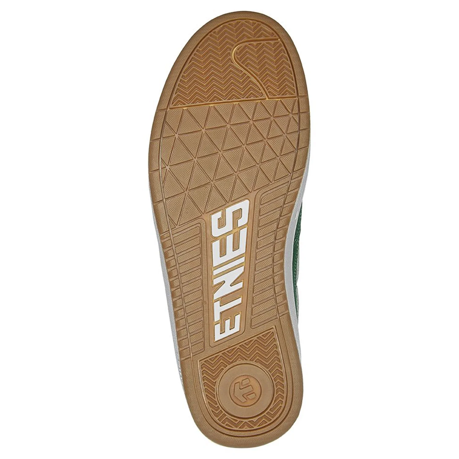 Etnies Skateboard Shoes Snake Green/White/Grey - Image 3