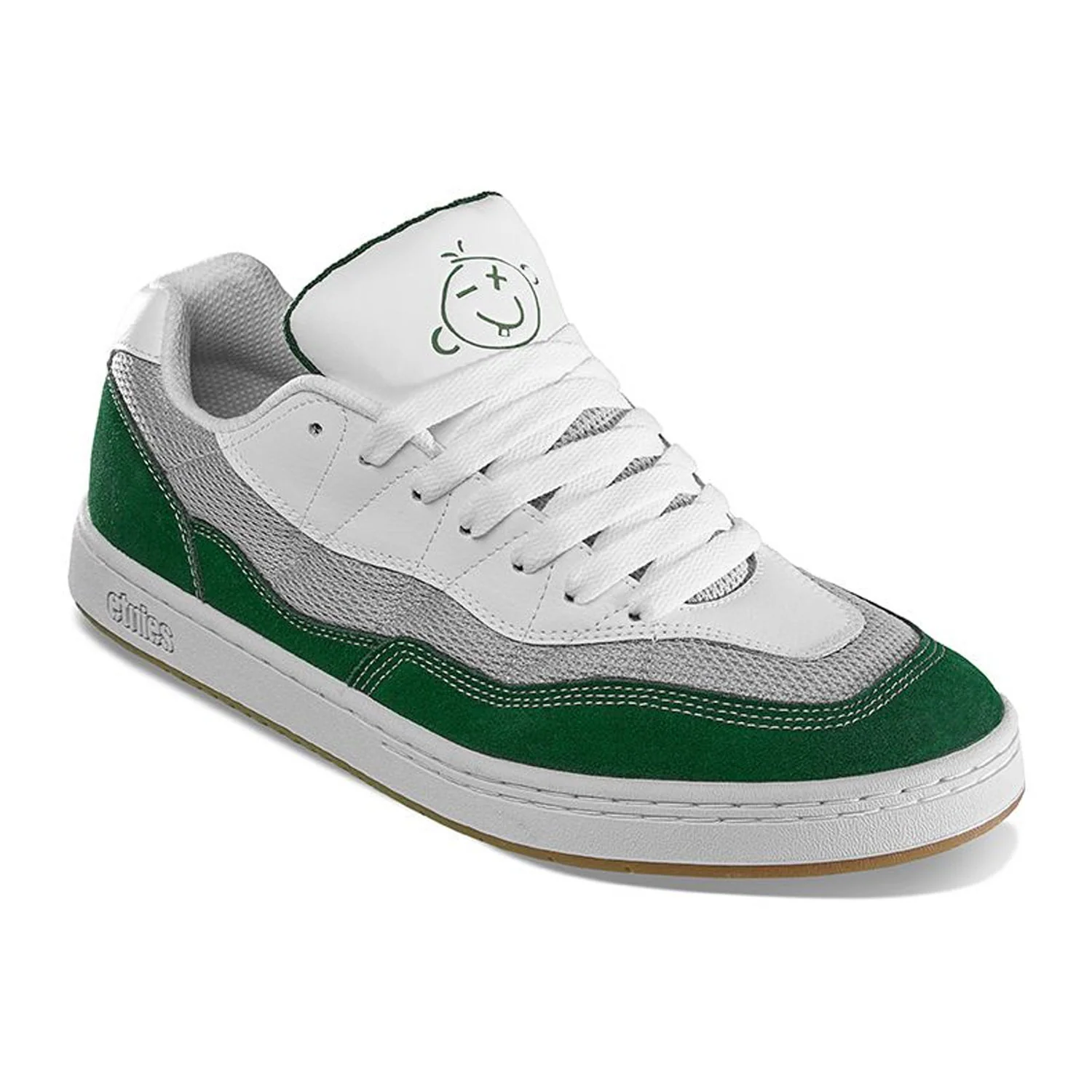 Etnies Skateboard Shoes Snake Green/White/Grey - Image 4