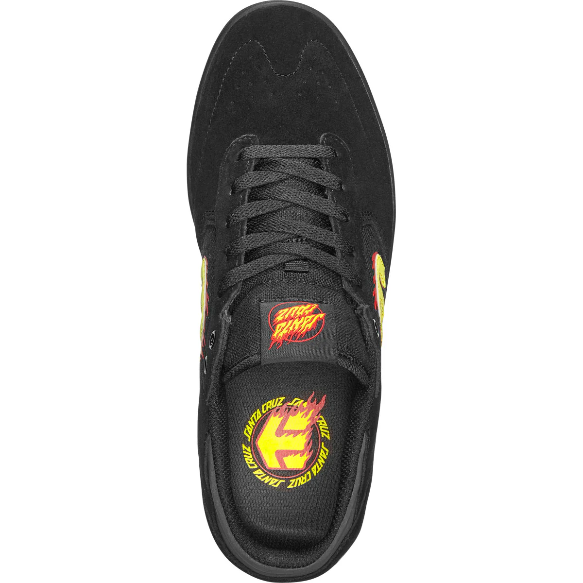 Etnies Skateboard Shoes Windrow X Santa Cruz Black/Red/Black - Image 3