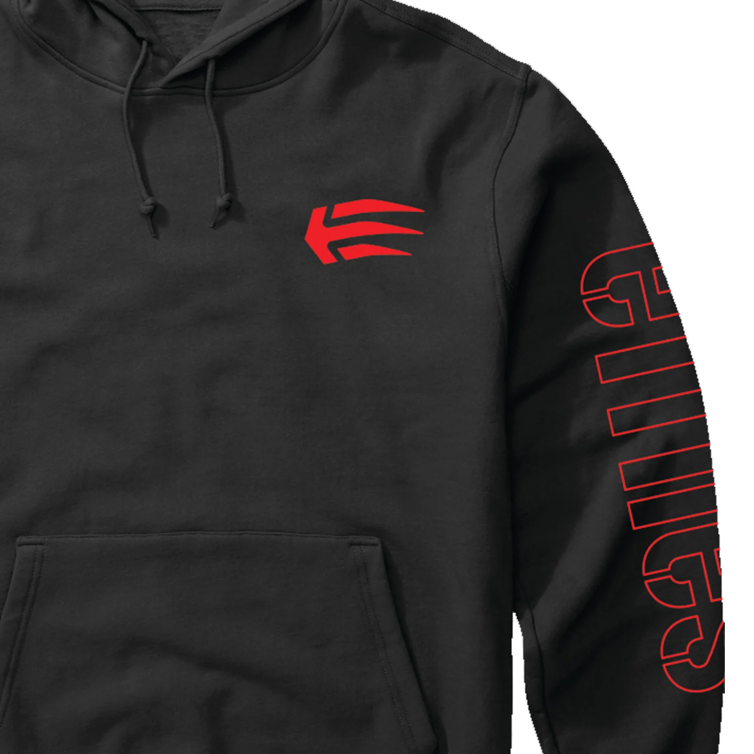 Etnies Sweatshirt Joslin Hoodie Black/Red - Image 2