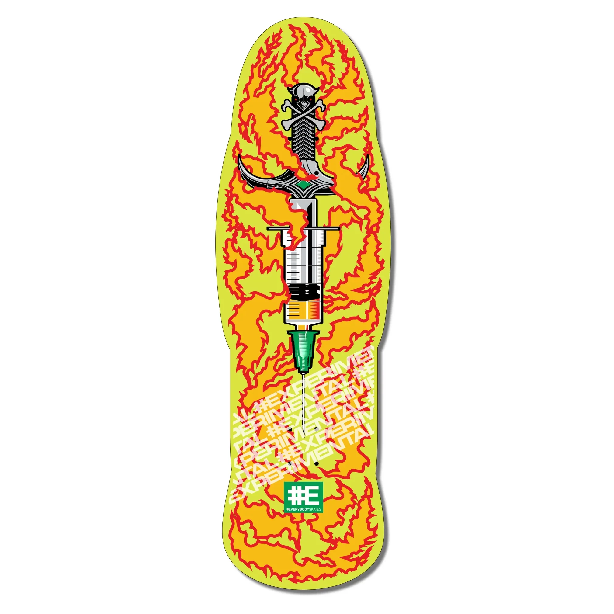 Everybody Skates Skateboard Complete Biggie Small Experimental 10.75" x 34.63" - Image 2