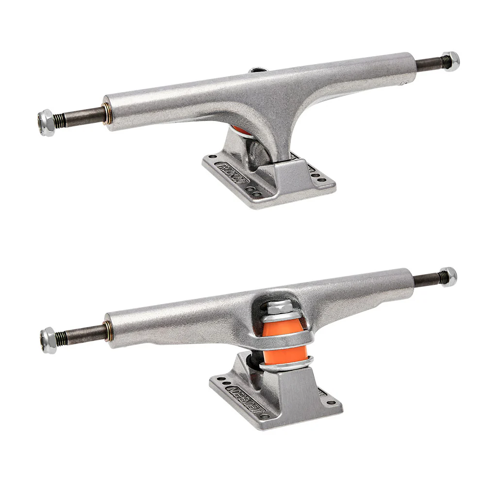Everybody Skates Skateboard Complete Kings Big Board White 12.3" x 40" with Independent Trucks, Spitfire Wheels - Image 3