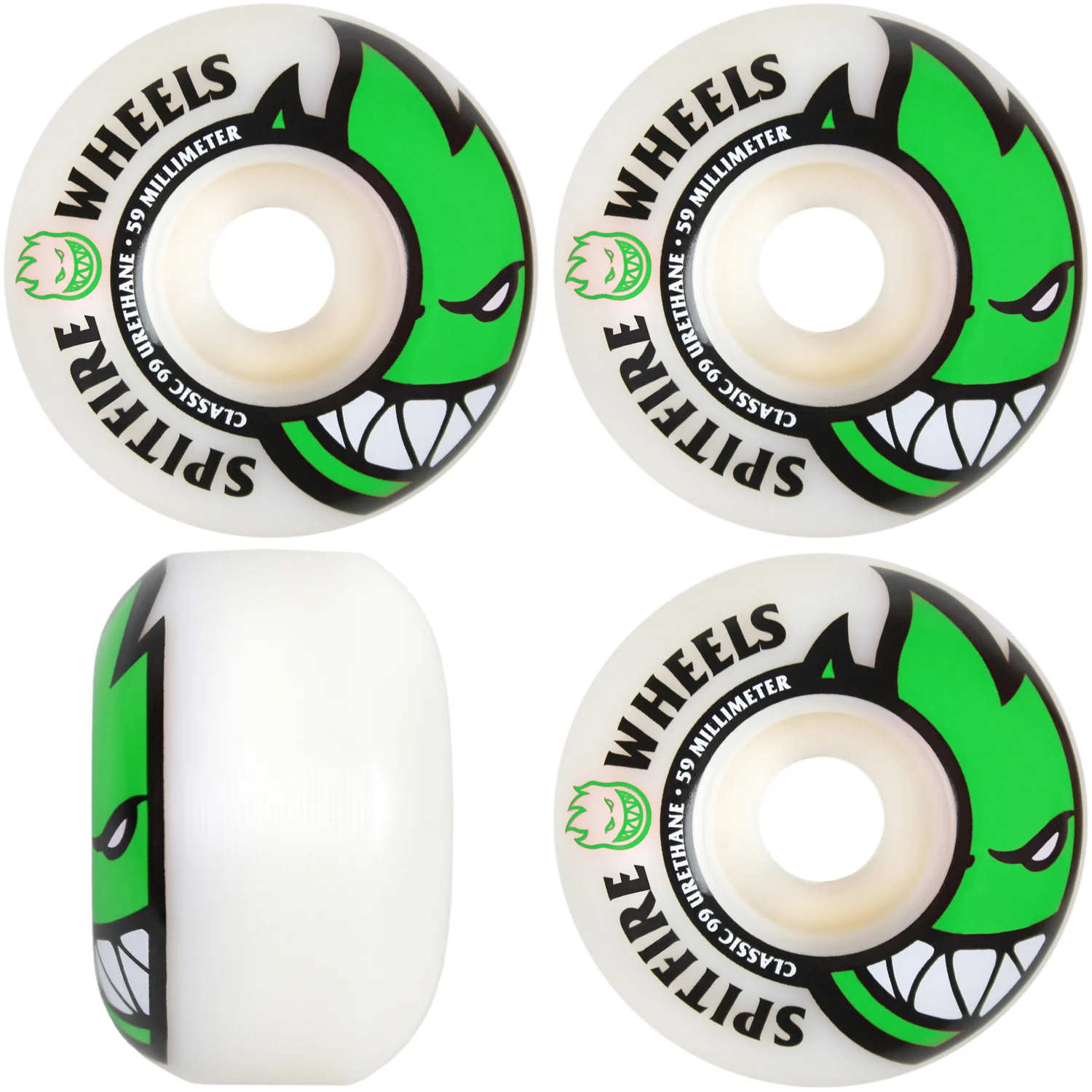 Everybody Skates Skateboard Complete Kings Big Board White 12.3" x 40" with Independent Trucks, Spitfire Wheels - Image 4