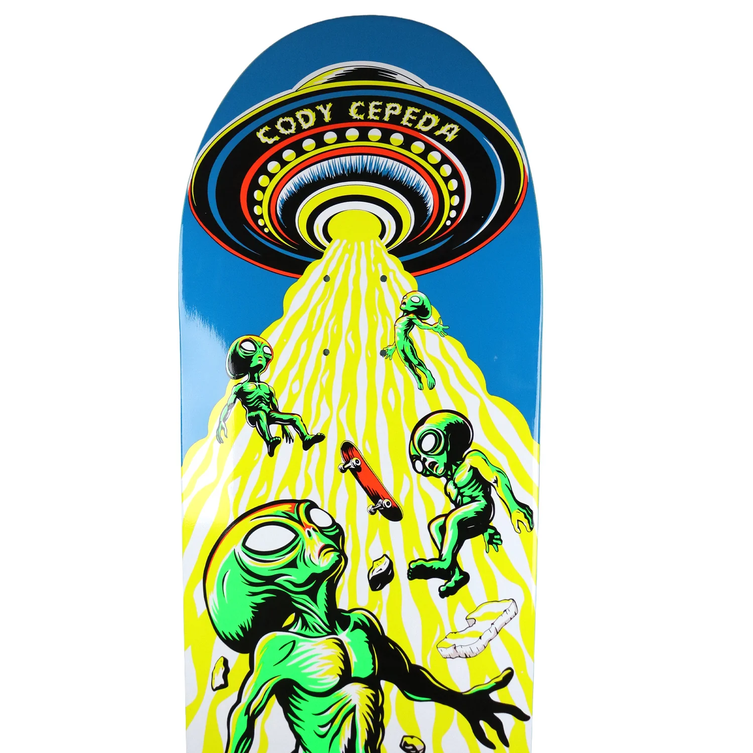 Everybody Skates Skateboard Deck Cody Cepeda Curb Monster Big Board 10.75" x 40" - Image 4