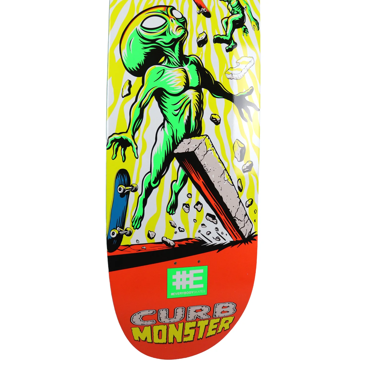 Everybody Skates Skateboard Deck Cody Cepeda Curb Monster Big Board 10.75" x 40" - Image 5