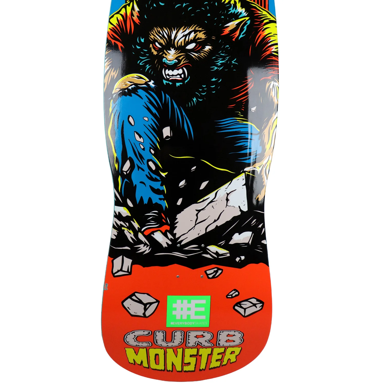 Everybody Skates Skateboard Deck Kellen James Curb Monster Standard 9.75" x 33" - Image 5