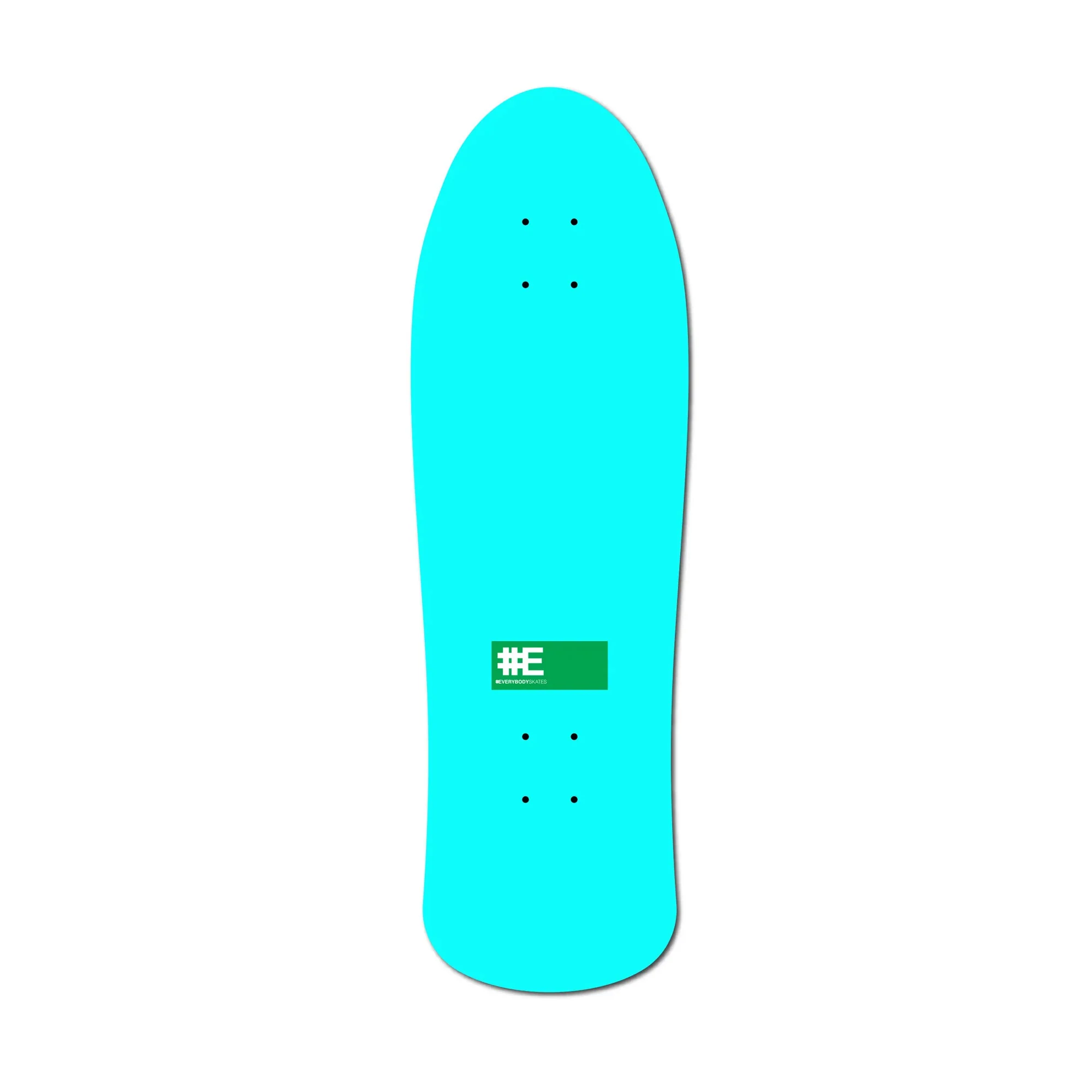 Everybody Skates Skateboard Deck Kings Standard Teal 9.2" x 31" - Image 2