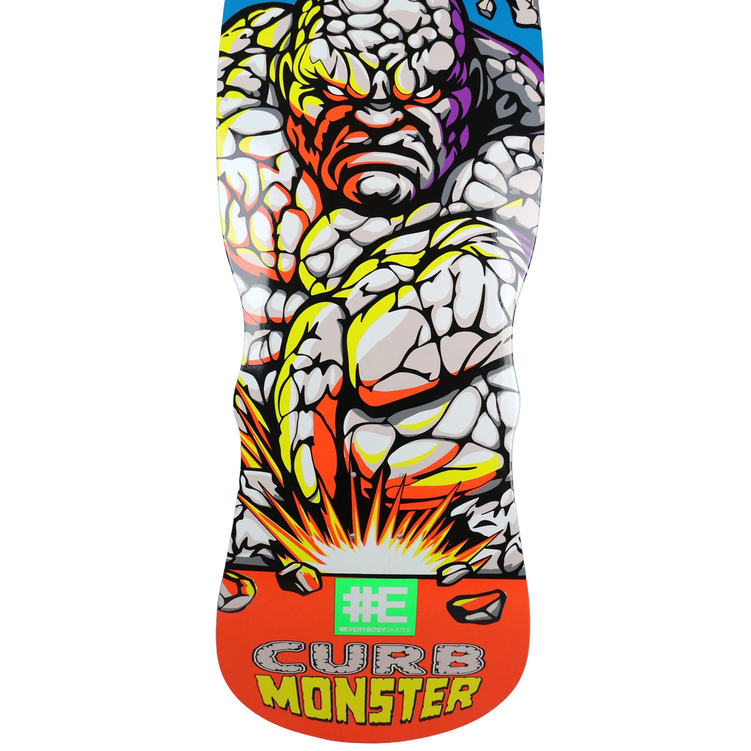 Everybody Skates Skateboard Deck Mike York Curb Monster Big Board 12.25" x 40" - Image 5