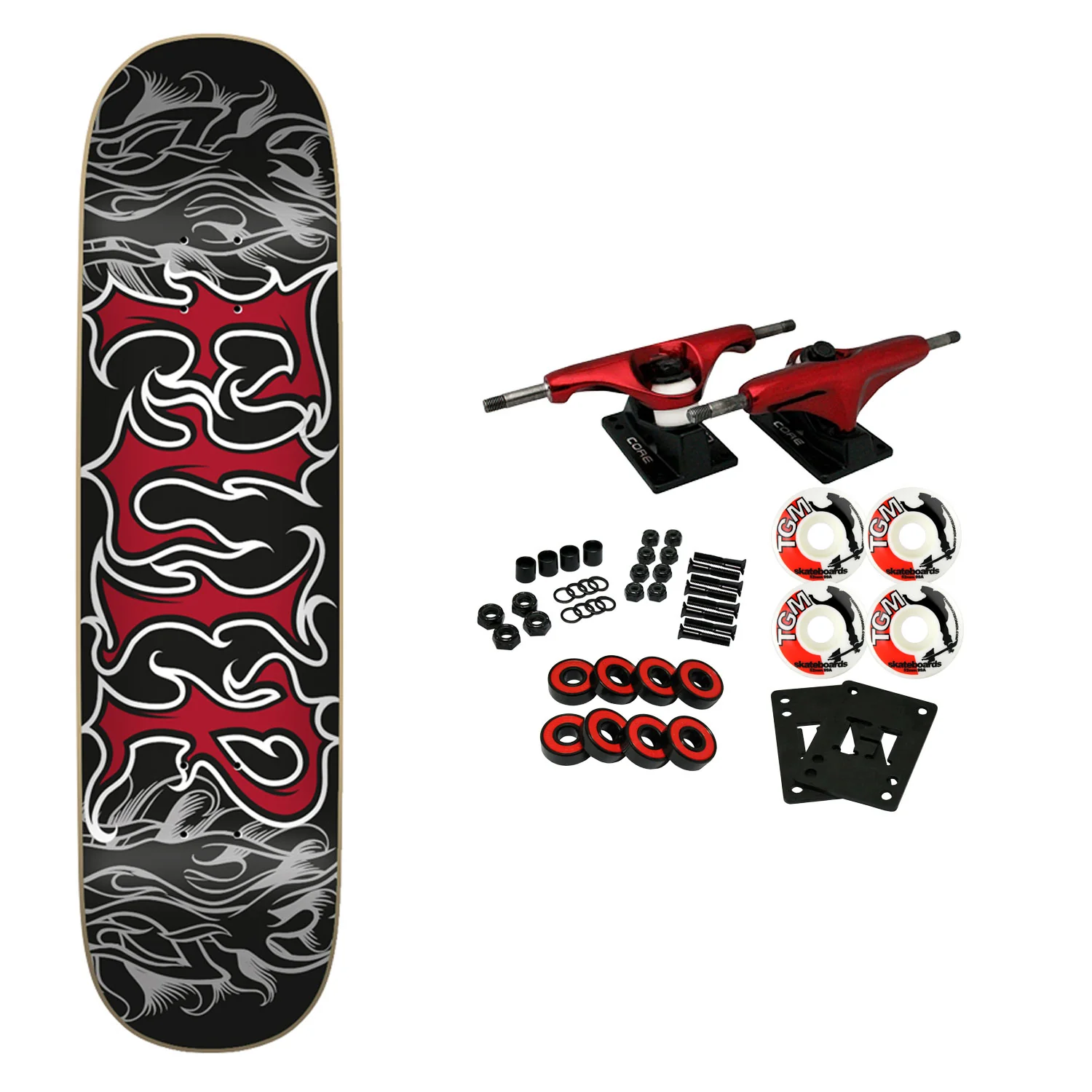 Flip Skateboard Complete Alchemy Red 8.0" x 31.39"