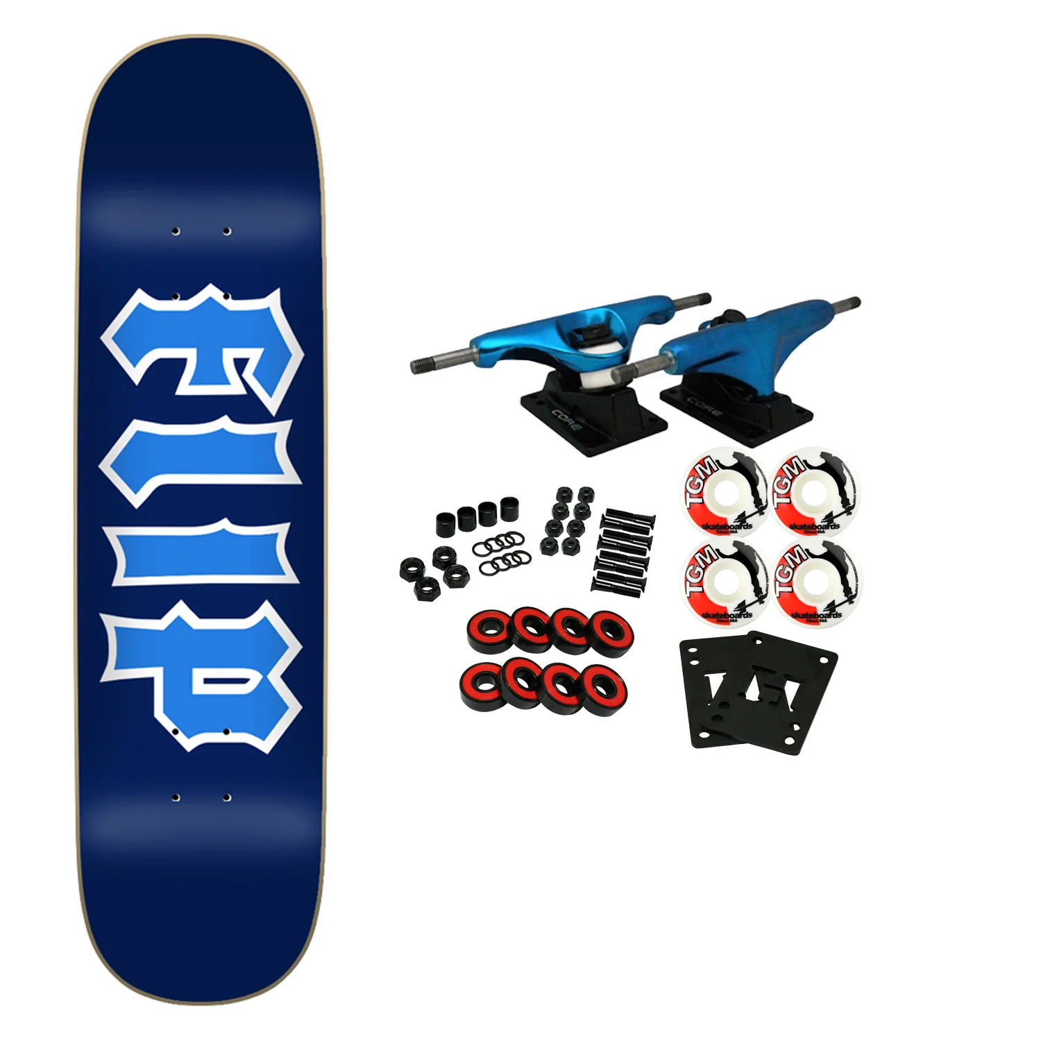 Flip Skateboard Complete Cancelled Blue 8.25" x 31.71"