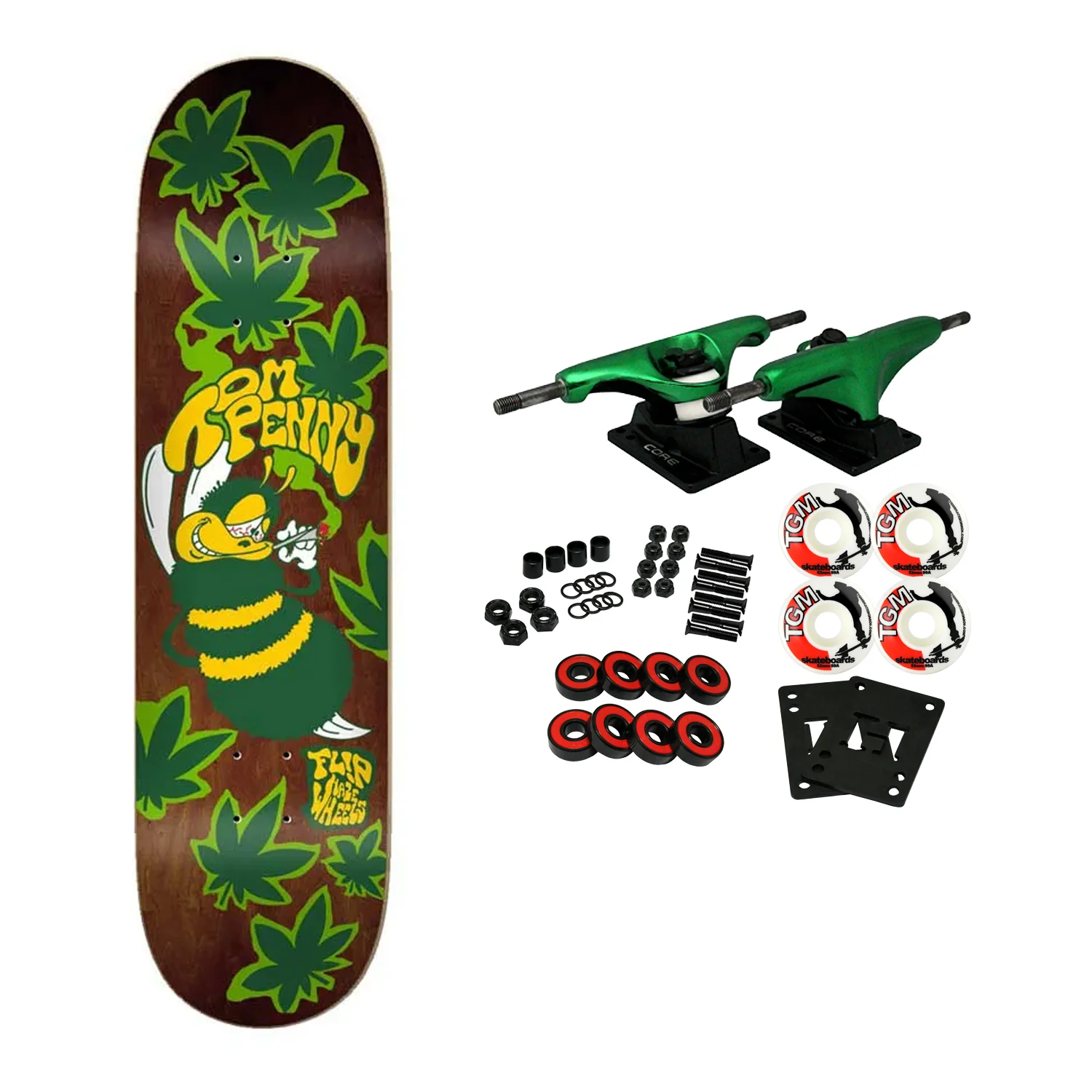 Flip Skateboard Complete Penny High in a Haze 8.25" x 32.31"