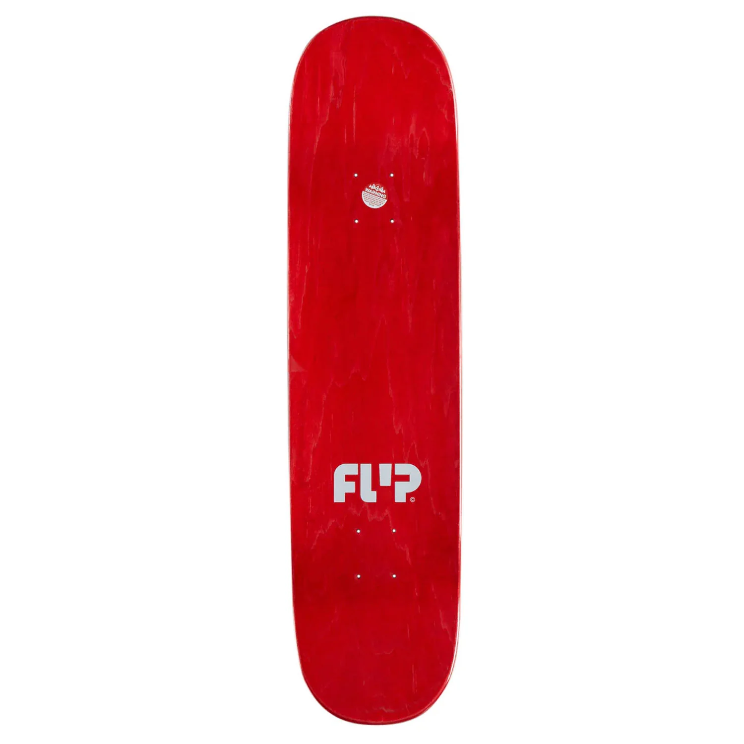Flip Skateboard Deck Team Cancelled Red Stain 8.0" x 31.39" - Image 2