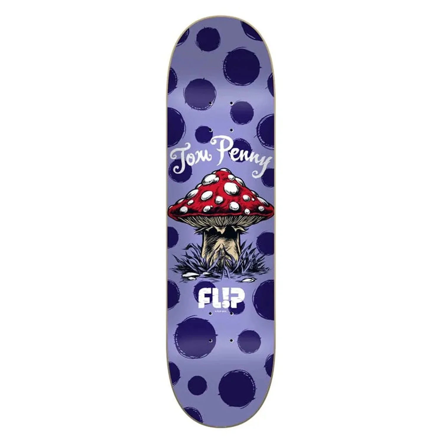 Flip Skateboard Deck Tom Penny Dots Purple 8.375" x 31.73"