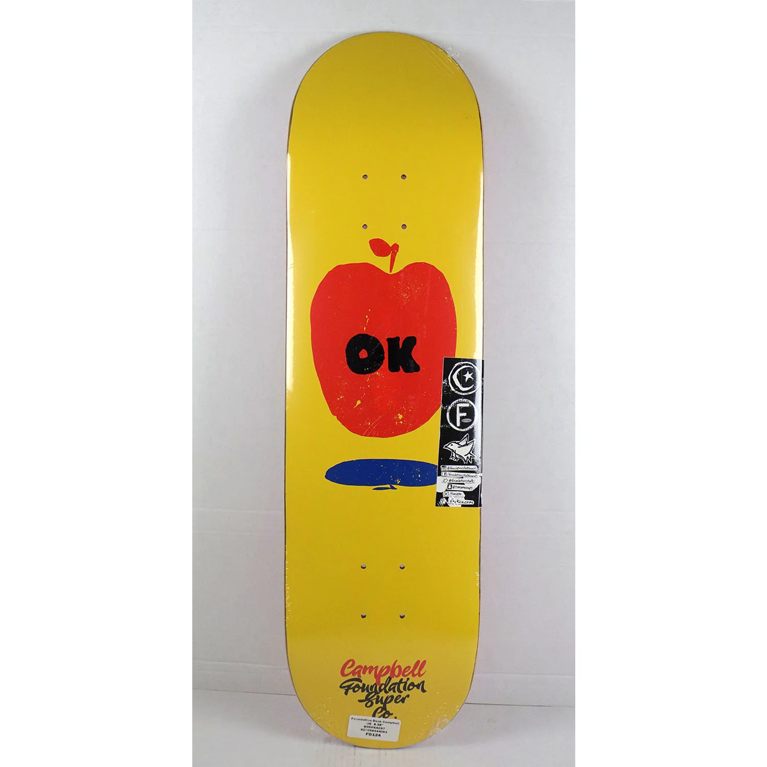 Foundation Skateboard Complete Aidan Campbell OK 8.38" x 32" Independent Satori Upgrade - Image 2