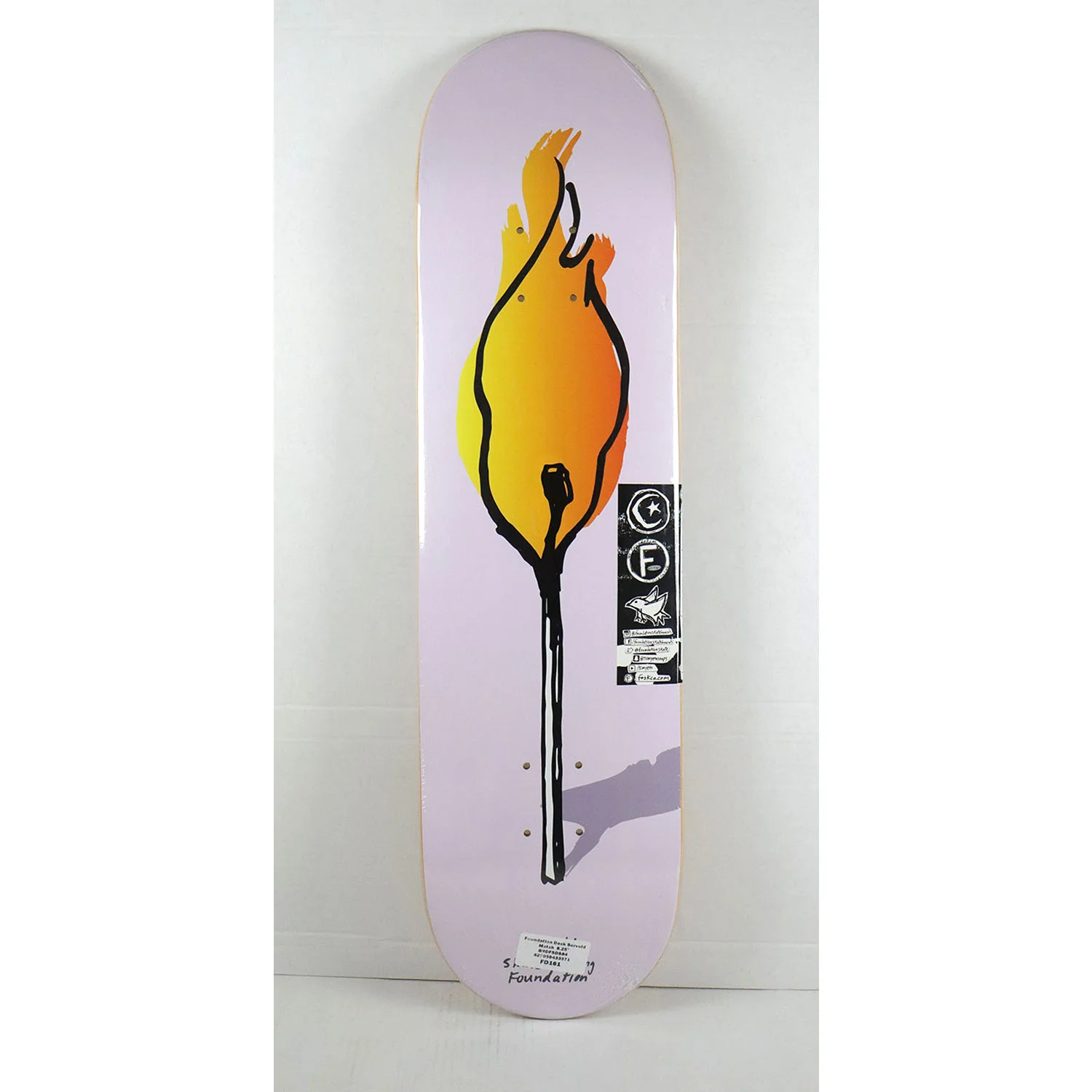 Foundation Skateboard Complete Dakota Servold Match 8.25" x 31.75" - Image 2