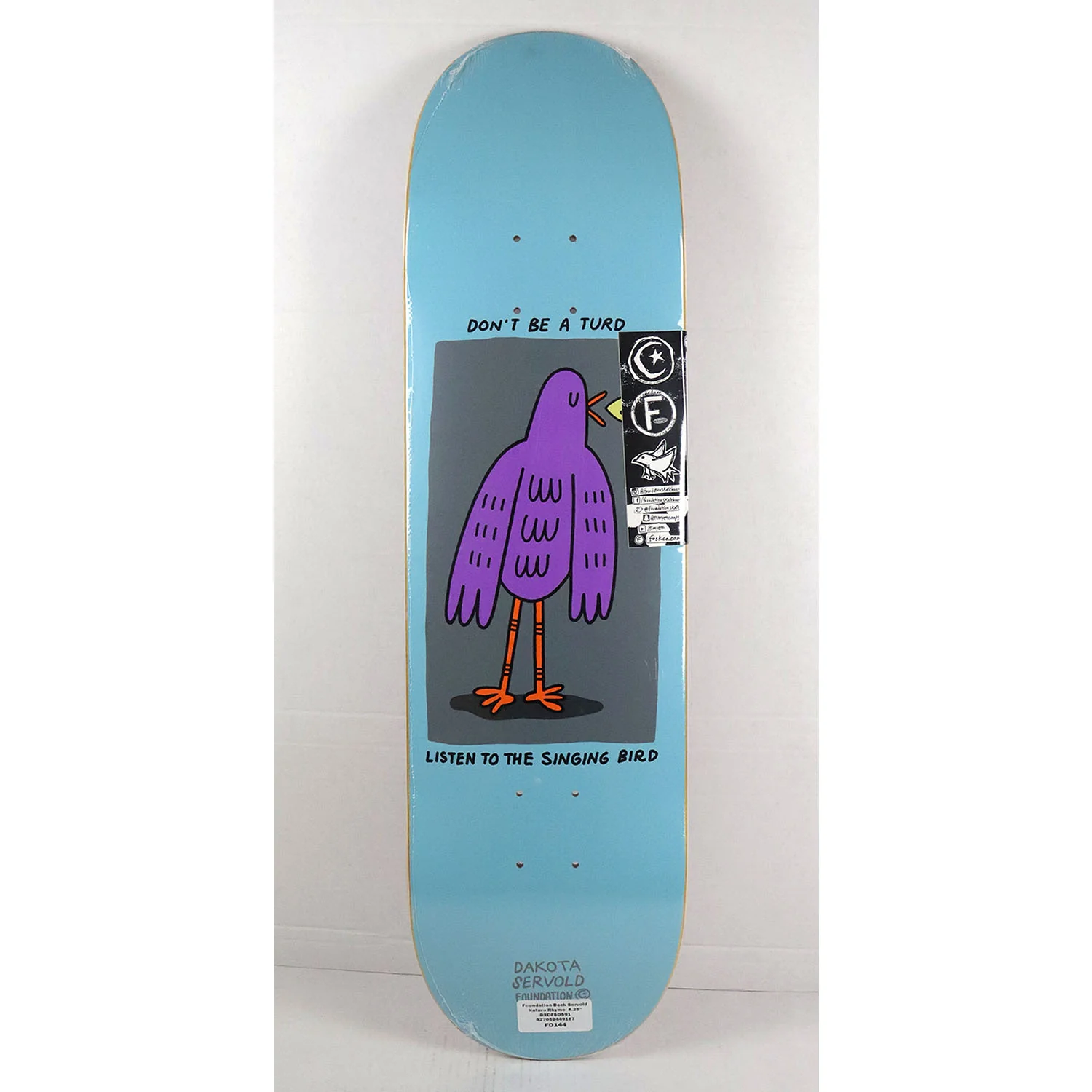 Foundation Skateboard Complete Dakota Servold Nature Rhyme 8.25" x 31.5" Independent Satori Upgrade - Image 2