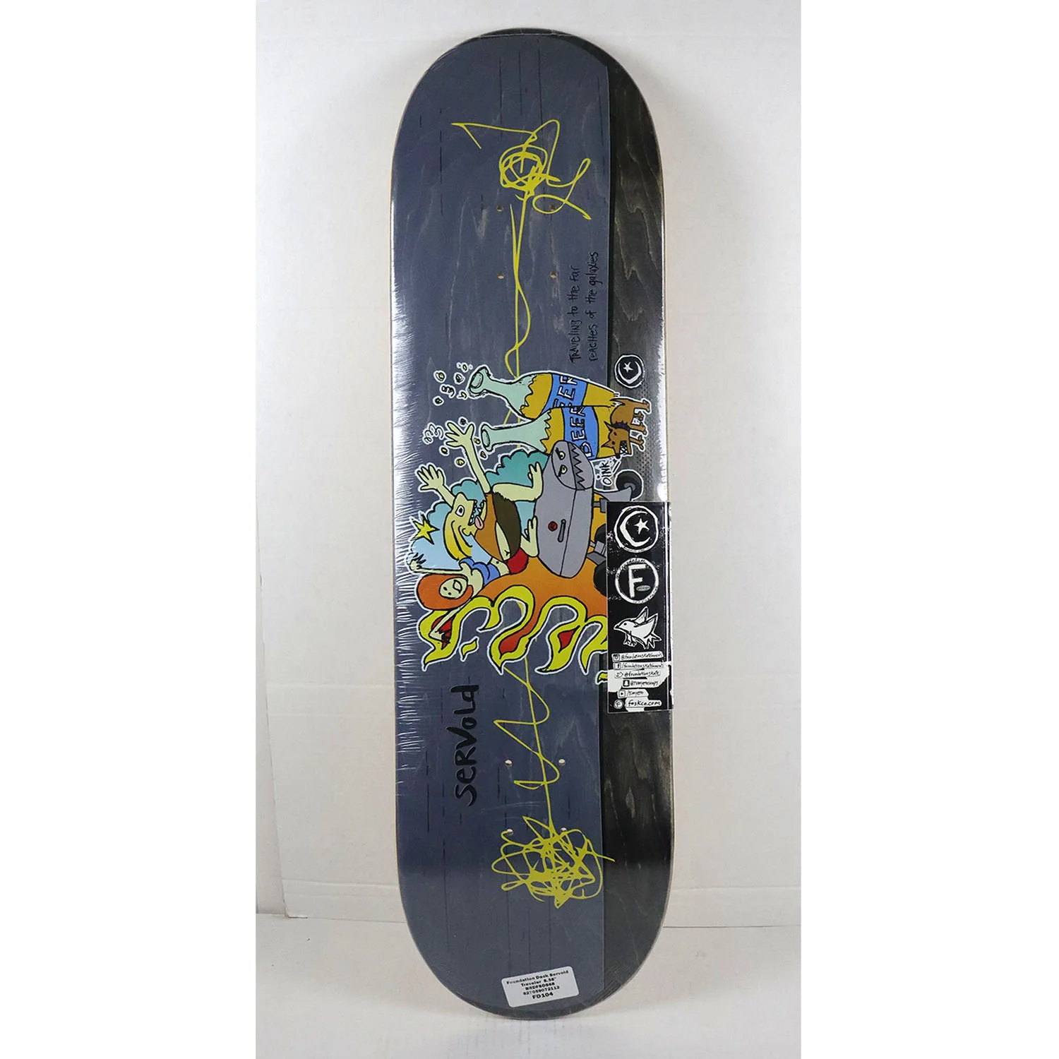 Foundation Skateboard Complete Dakota Servold Traveler 8.38" x 32.25" Independent Satori Upgrade - Image 2