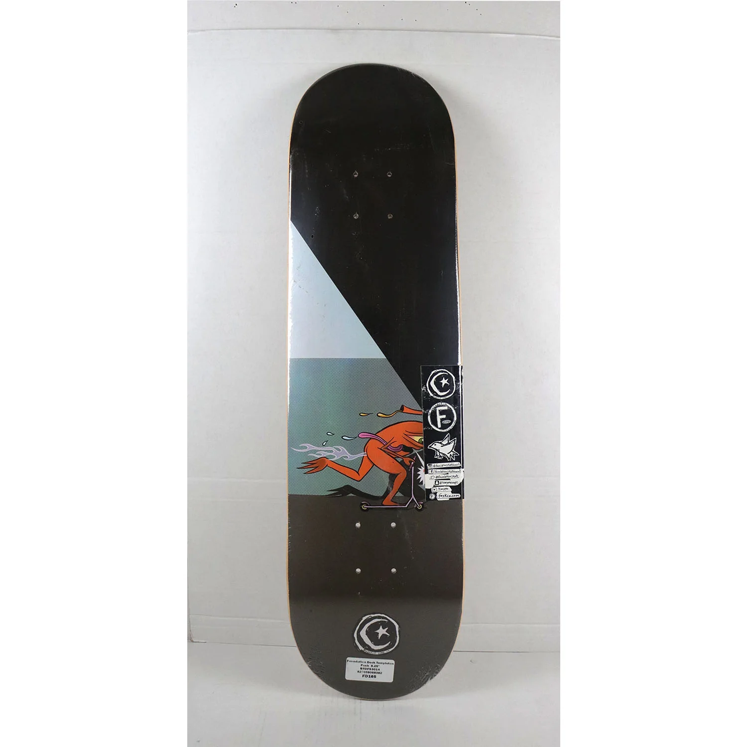 Foundation Skateboard Complete Ed Templeton Push 8.25" x 32" - Image 2
