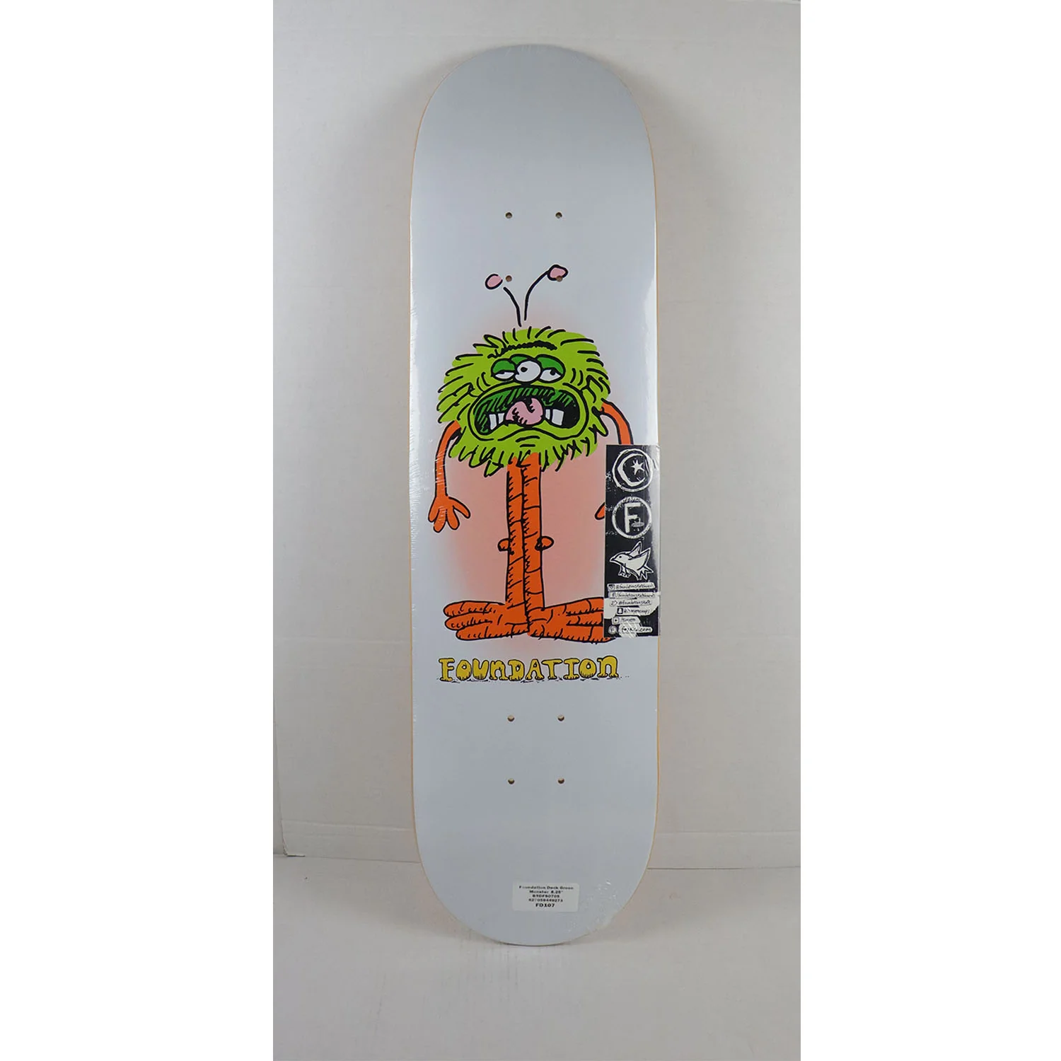 Foundation Skateboard Complete Green Monster 8.25" x 31.75" Independent Satori Upgrade - Image 2