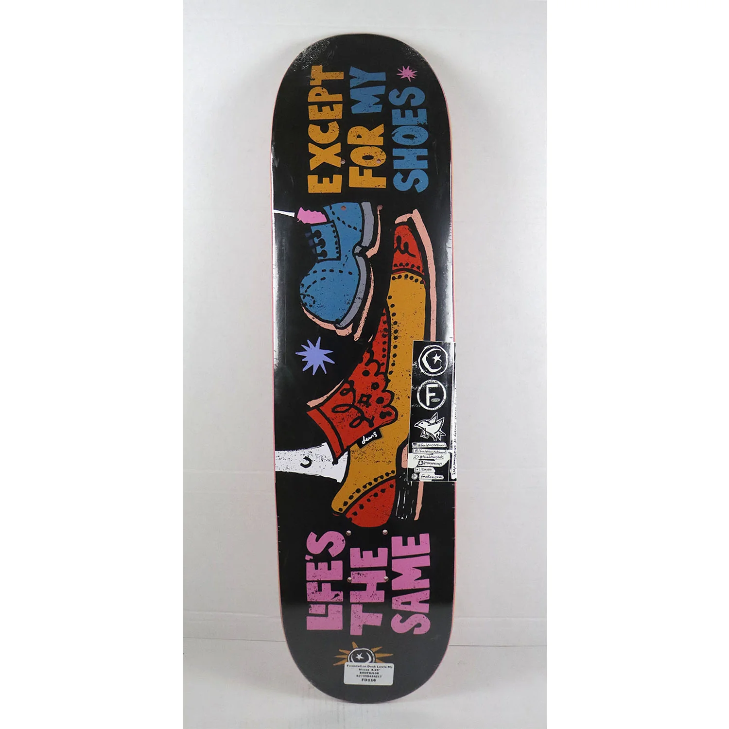 Foundation Skateboard Complete Julian Lewis My Shoes 8.25" x 31.75" - Image 2