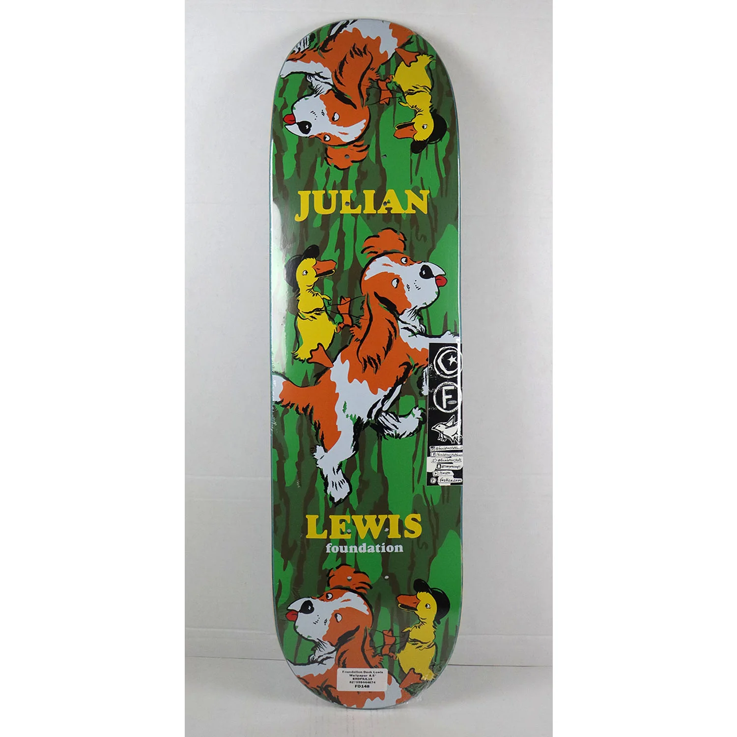 Foundation Skateboard Complete Julian Lewis Wallpaper 8.5" x 32" Independent Satori Upgrade - Image 2