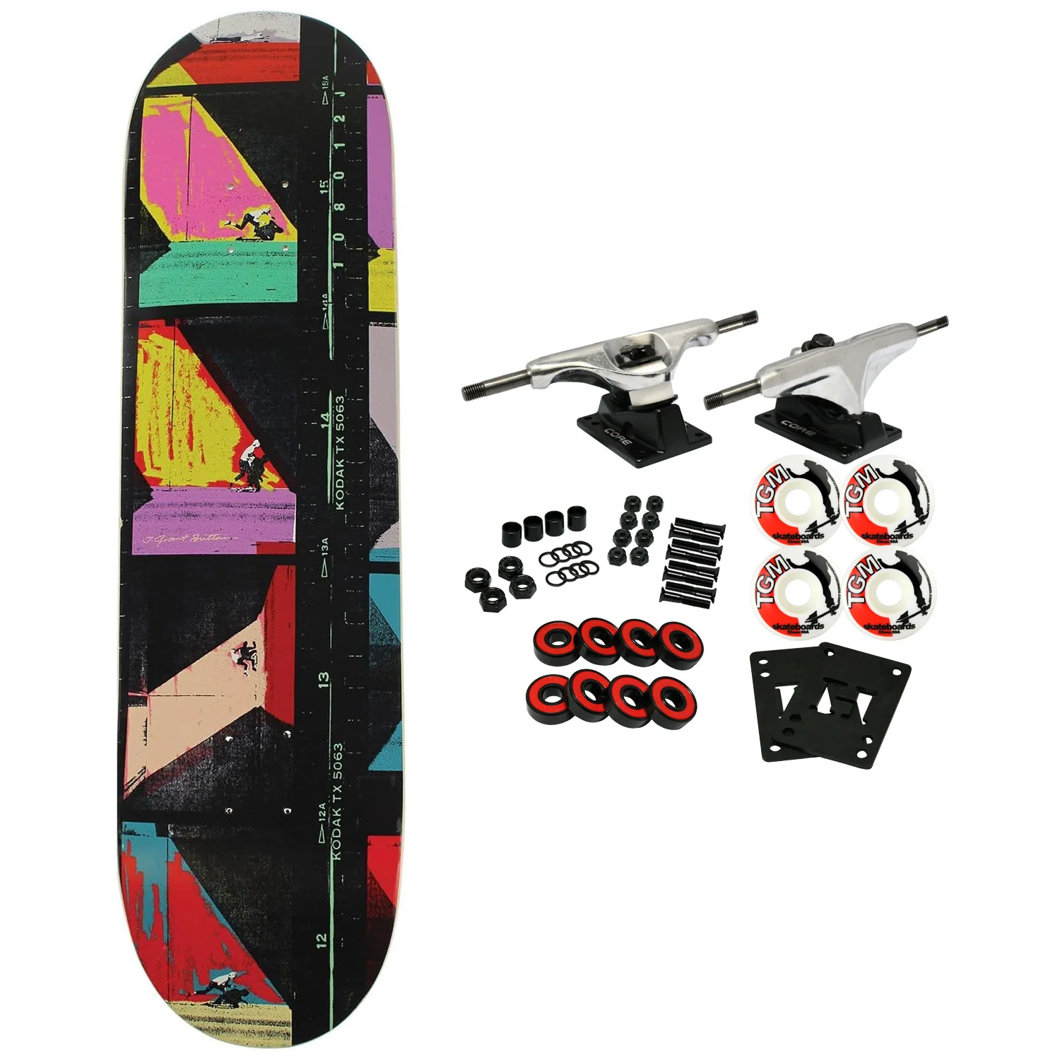 Foundation Skateboard Complete Push Contact 8.63" x 32"