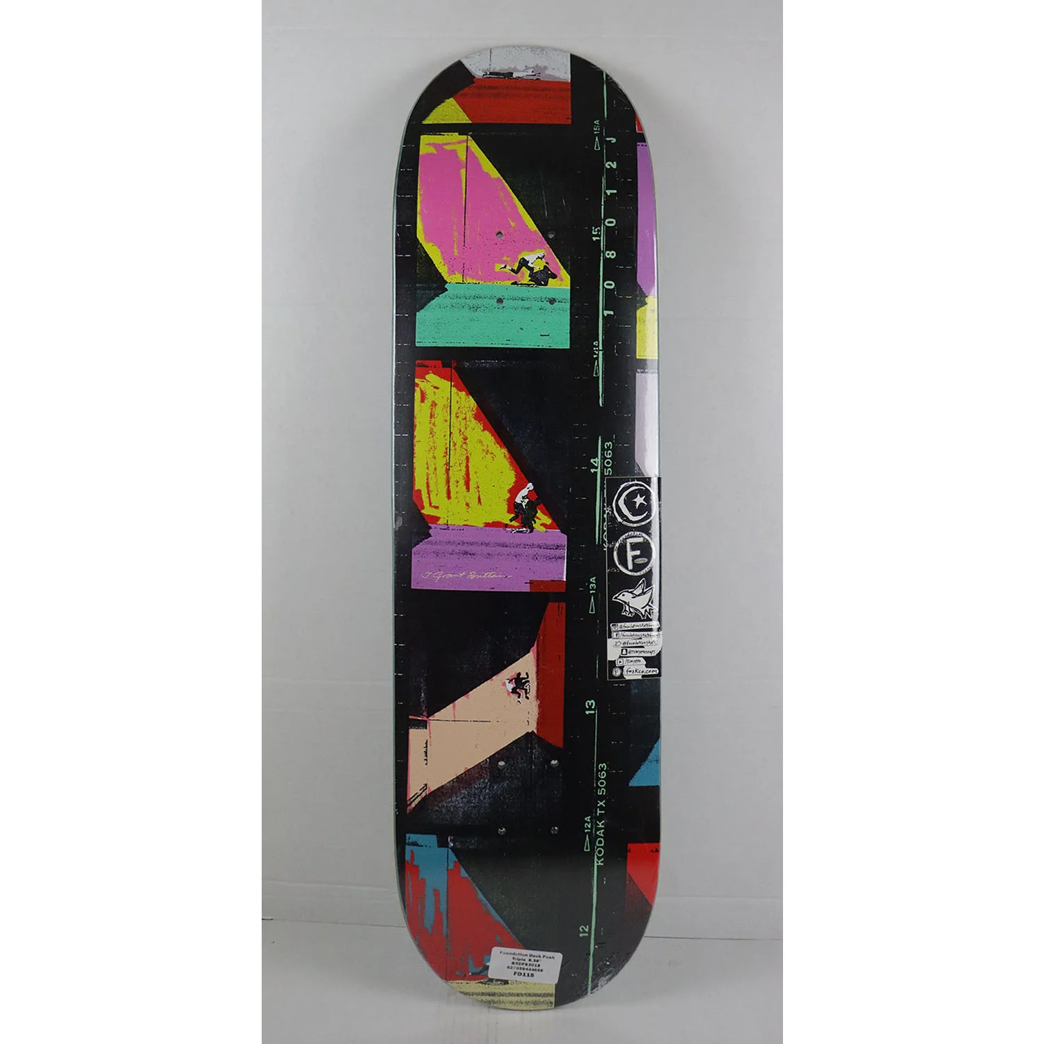 Foundation Skateboard Complete Push Triple 8.38" x 31.75" Independent Satori Upgrade - Image 2