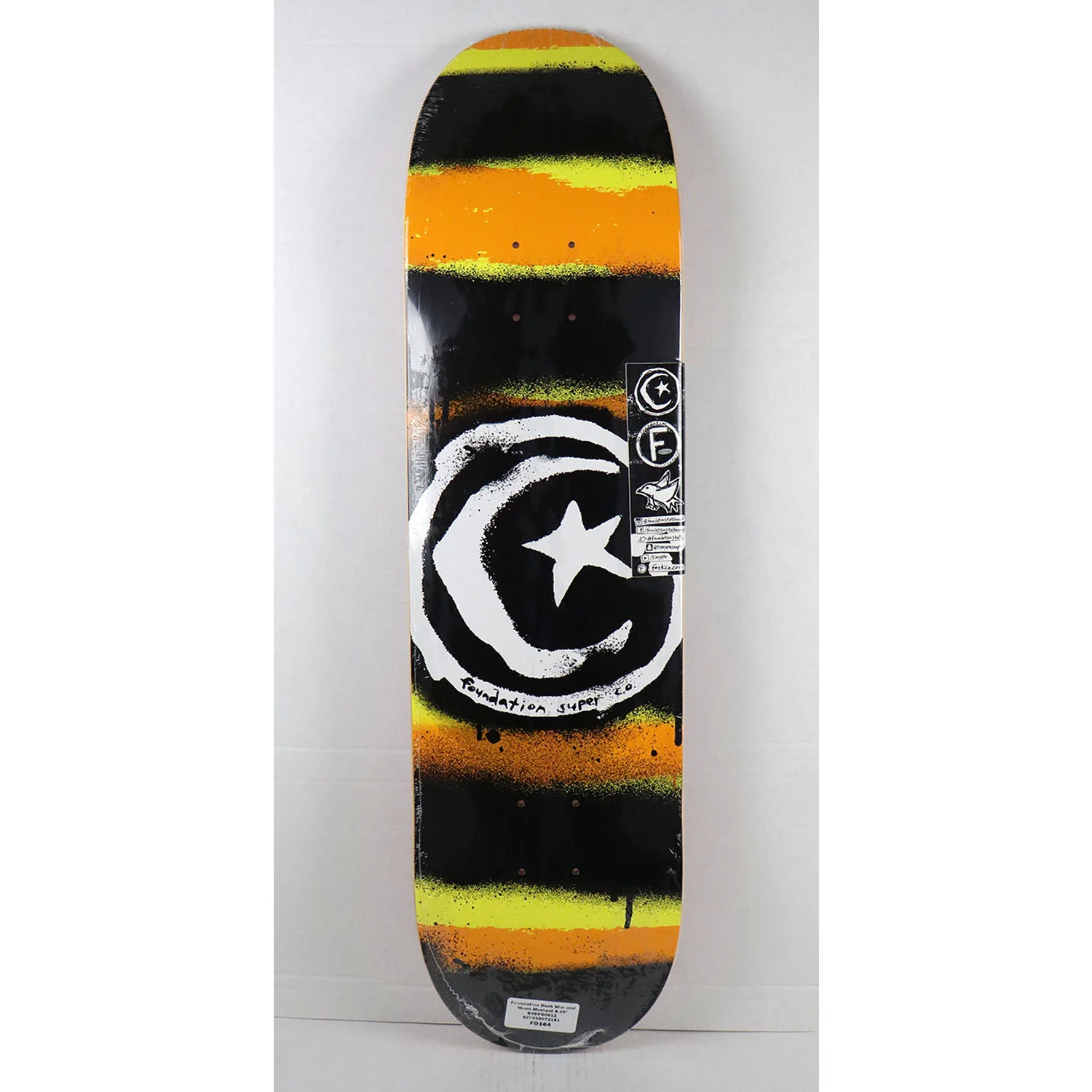 Foundation Skateboard Complete Star and Moon 8.25" x 32" Independent Satori Upgrade - Image 2