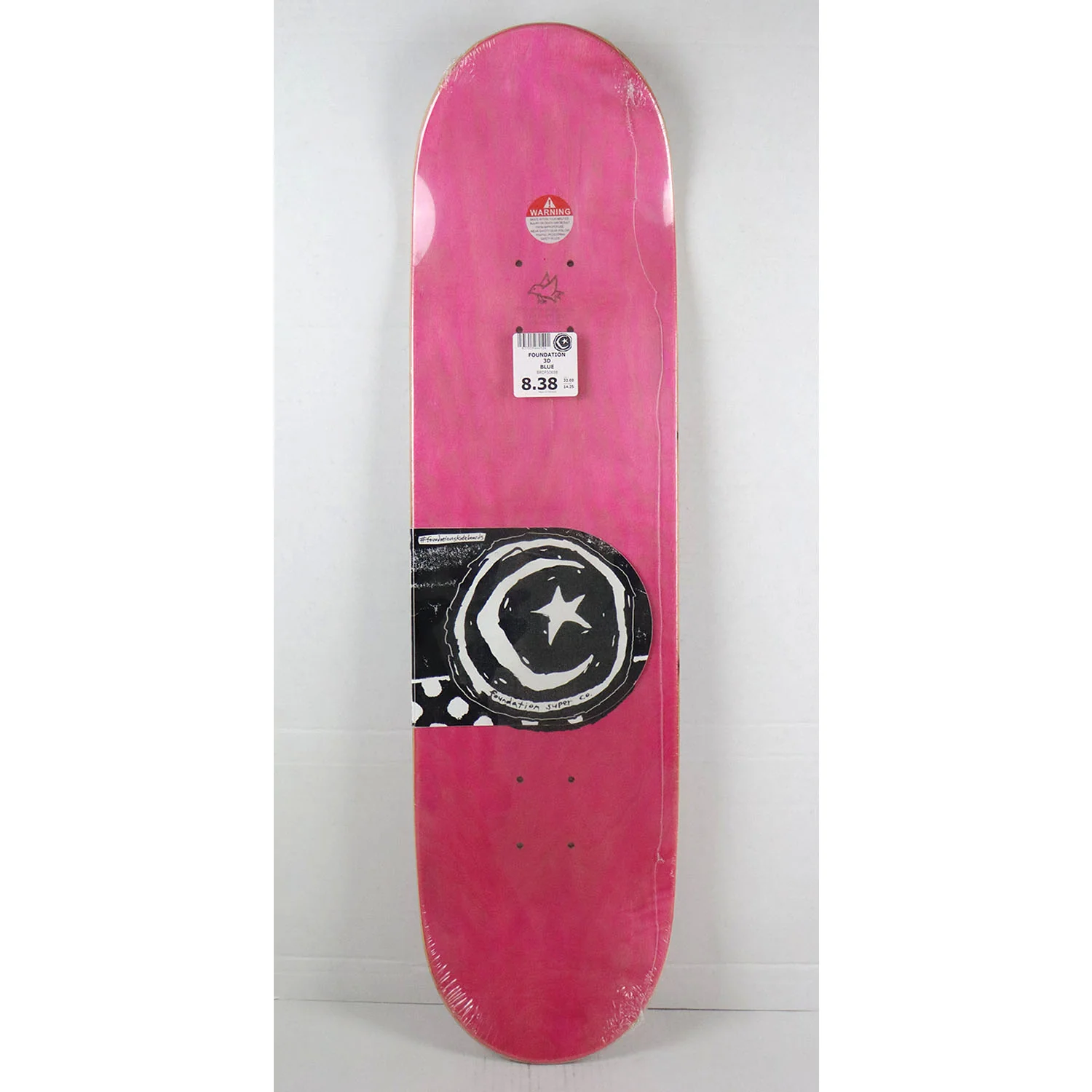 Foundation Skateboard Deck 3D 8.38" x 32" - Image 3