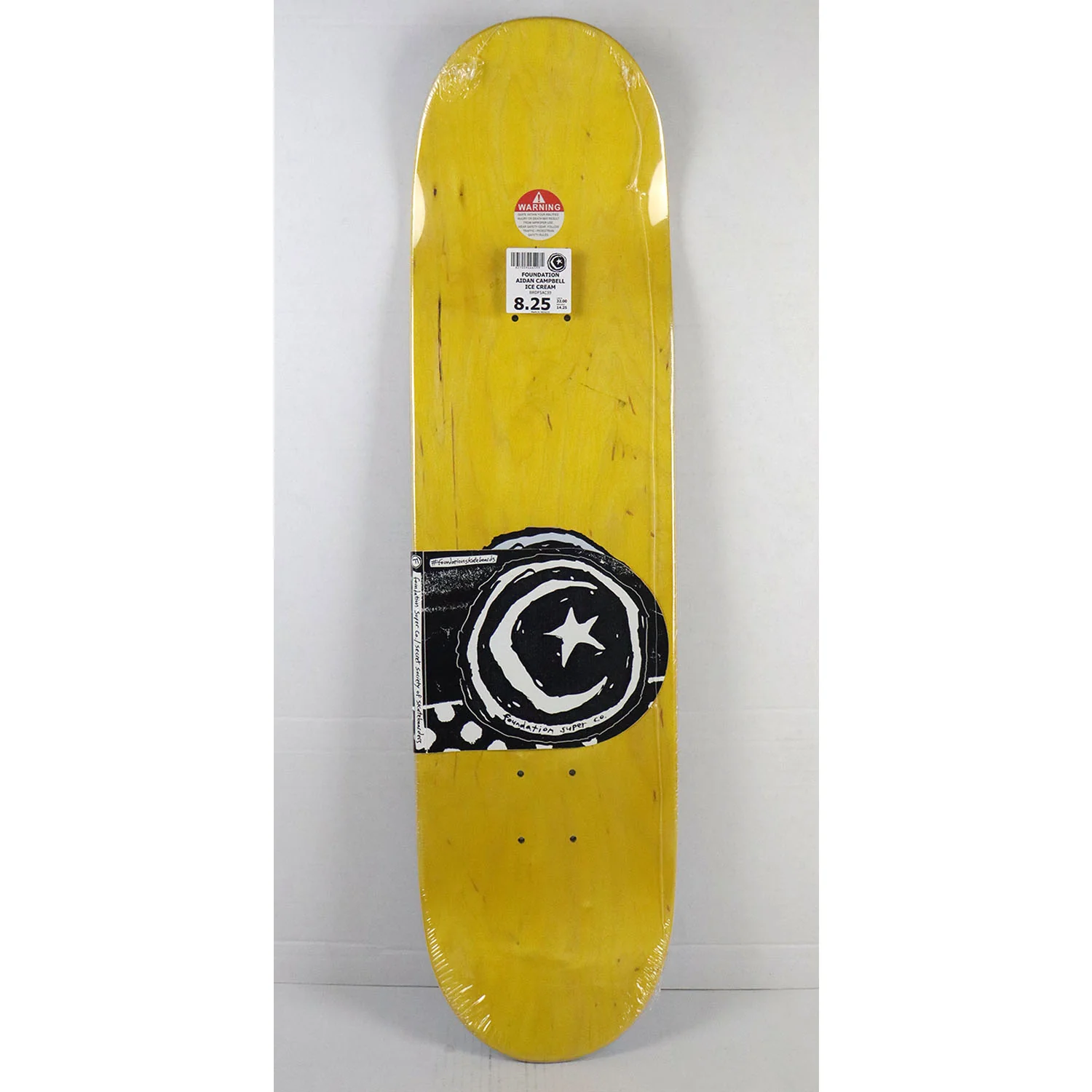 Foundation Skateboard Deck Aidan Campbell Ice Cream 8.25" x 32" - Image 3