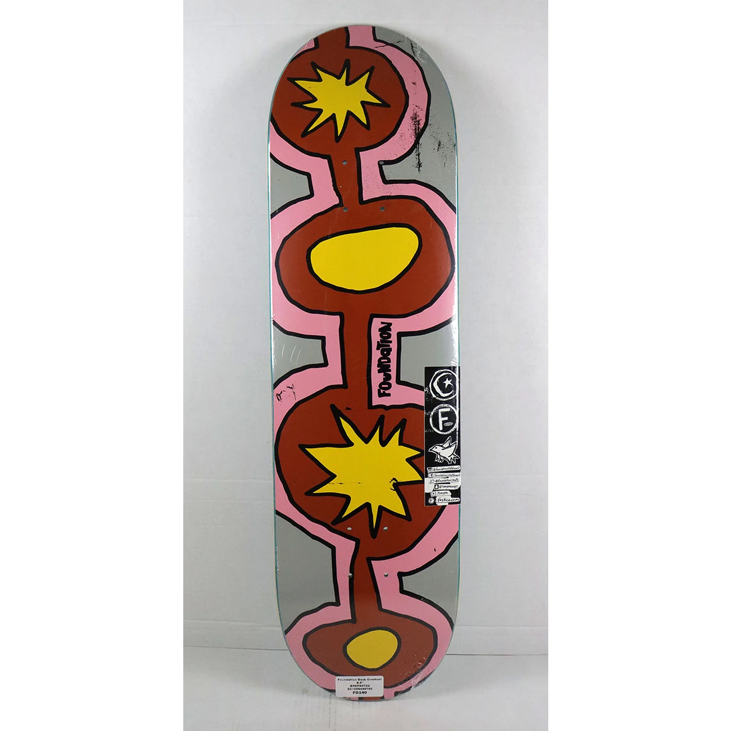 Foundation Skateboard Deck Combust 8.5" x 31.88" - Image 2