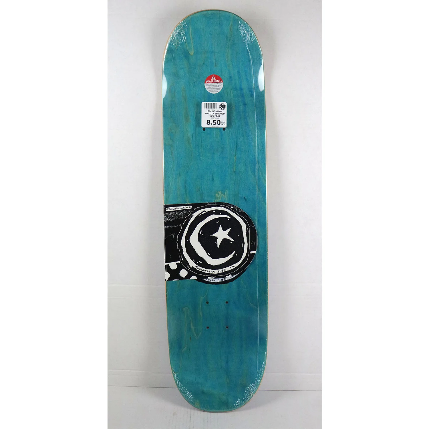 Foundation Skateboard Deck Dakota Servold Egg Head 8.5" x 31.88" - Image 3