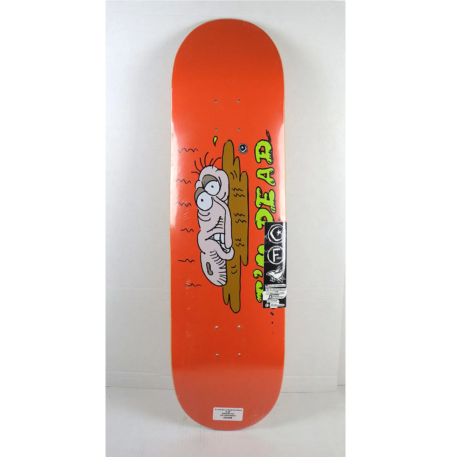 Foundation Skateboard Deck Im Dead 8.38" x 31.88" - Image 2