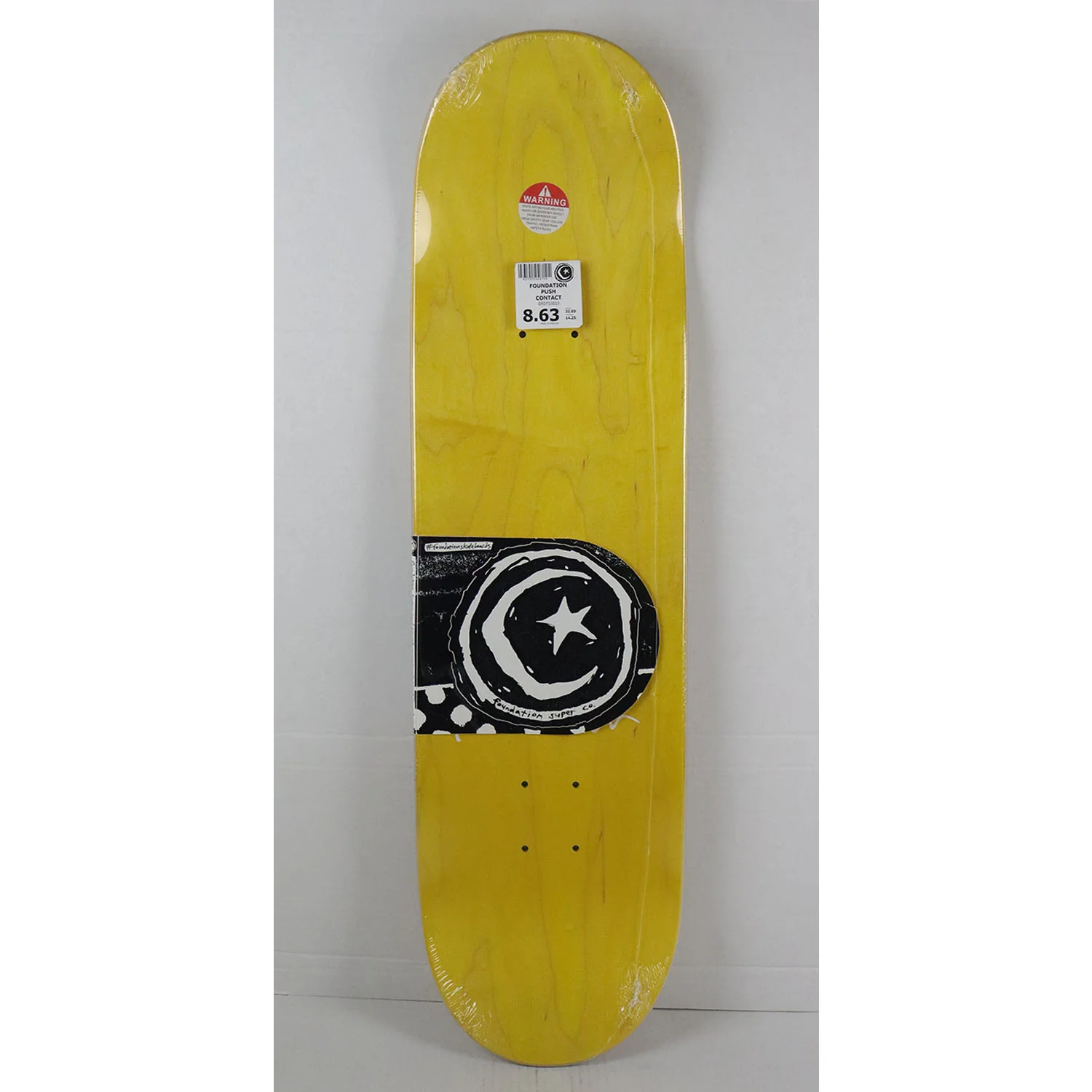 Foundation Skateboard Deck Push Contact 8.63" x 32" - Image 3