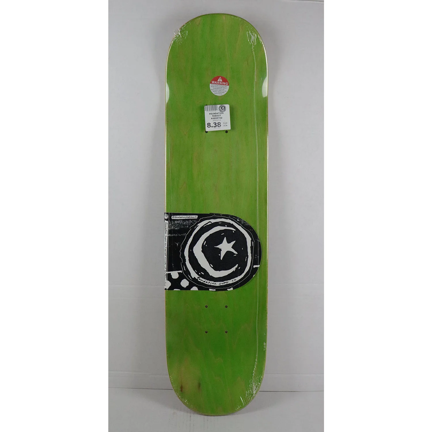 Foundation Skateboard Deck Reboot 8.38" x 31.63" - Image 3