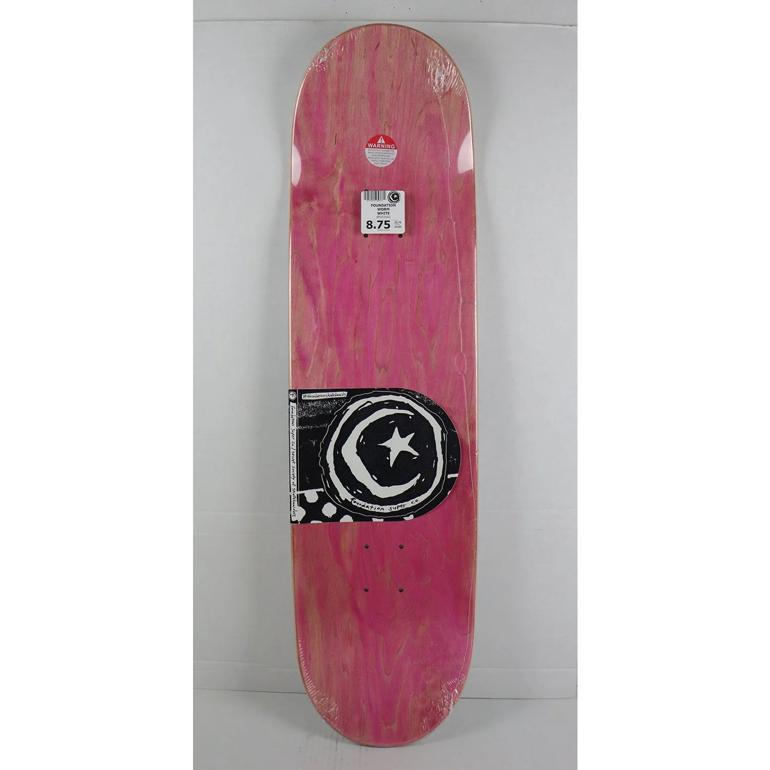Foundation Skateboard Deck Worm 8.75" x 32.75" - Image 3