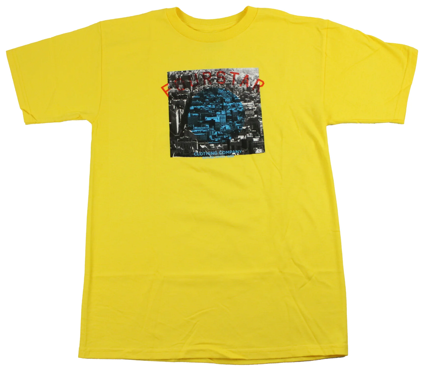 Fourstar Shirt CITY SCAPE 2 YELLOW