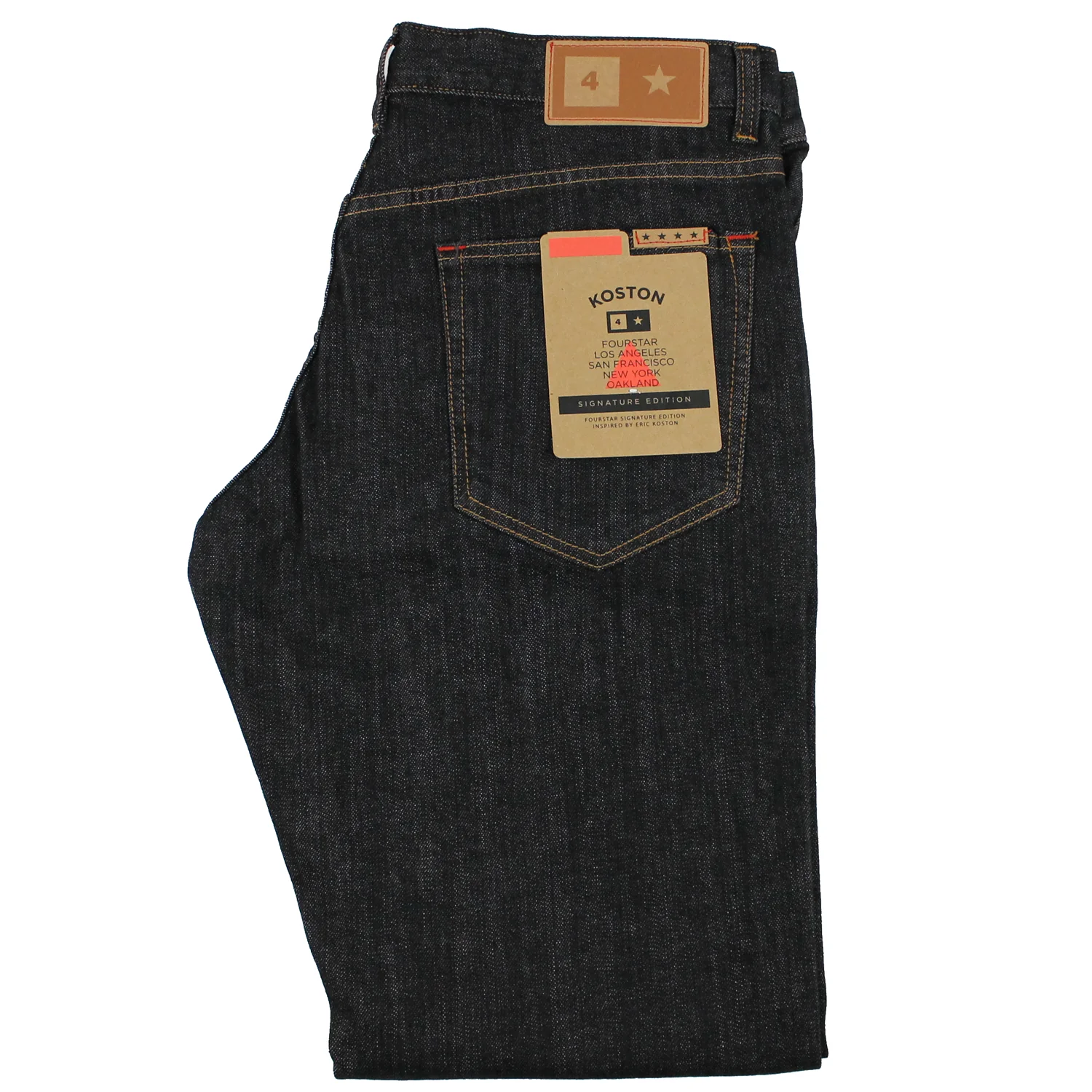 Fourstar Skateboard Pants Koston Signature Jean Black Stonewash - Image 2