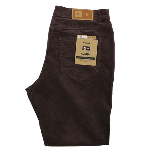 Fourstar Skateboard Pants Lucas Puig Signature Cord Merlot - Image 2